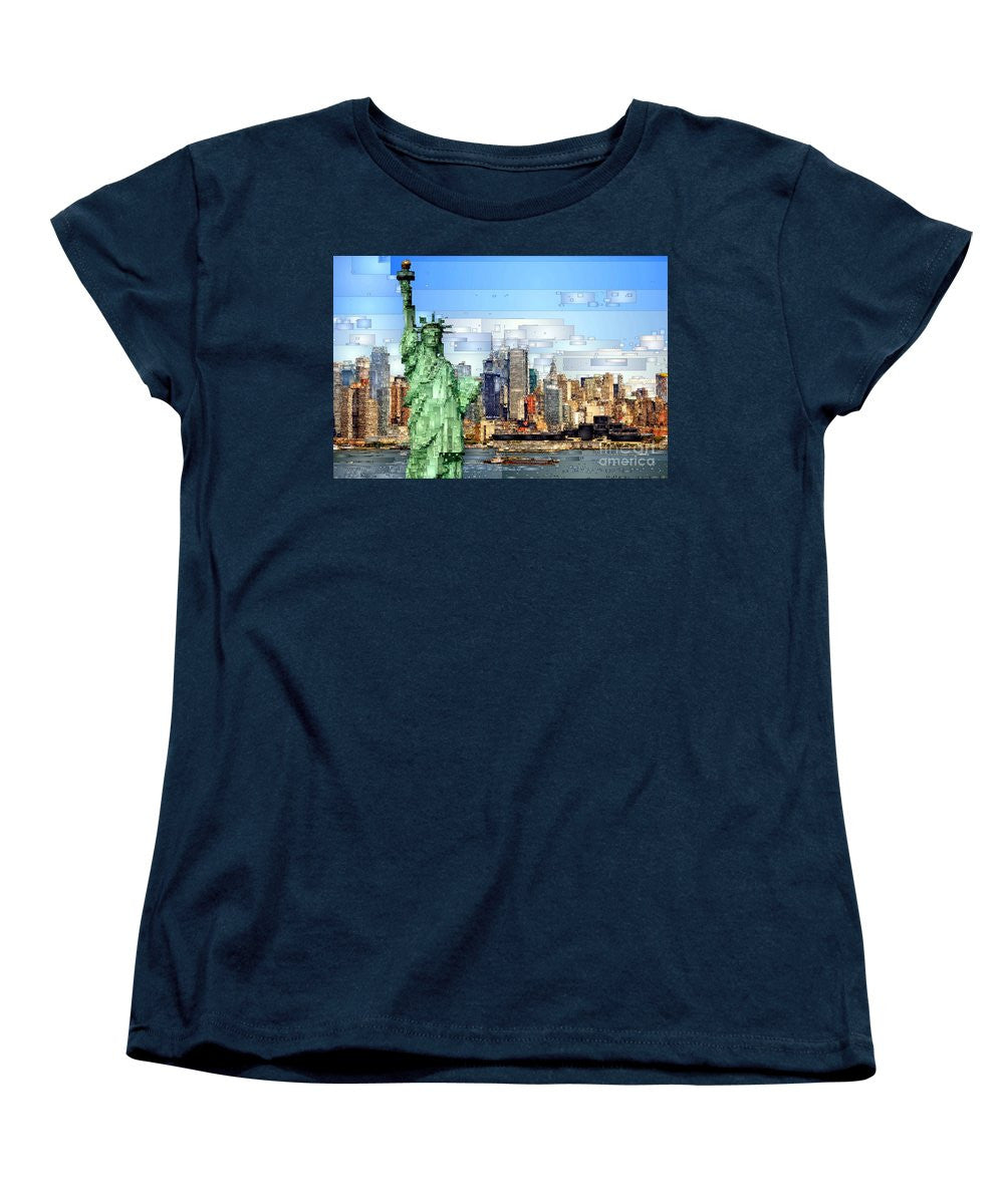 Women's T-Shirt (Standard Cut) - Statue Of Liberty- New York