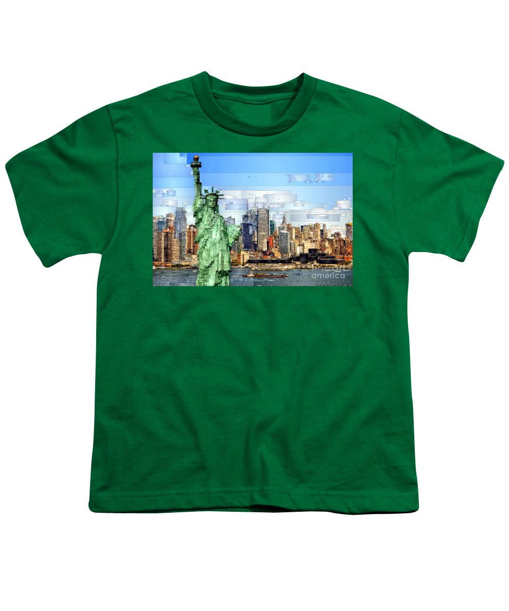 T-shirt pour jeunes - Statue de la Liberté - New York