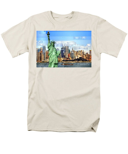 T-shirt pour homme (coupe standard) - Statue de la Liberté - New York