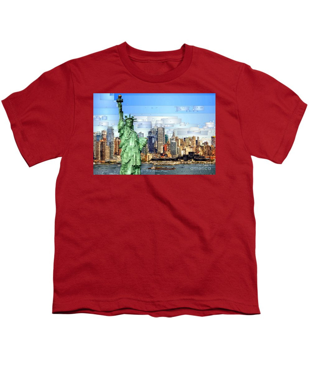 T-shirt pour jeunes - Statue de la Liberté - New York