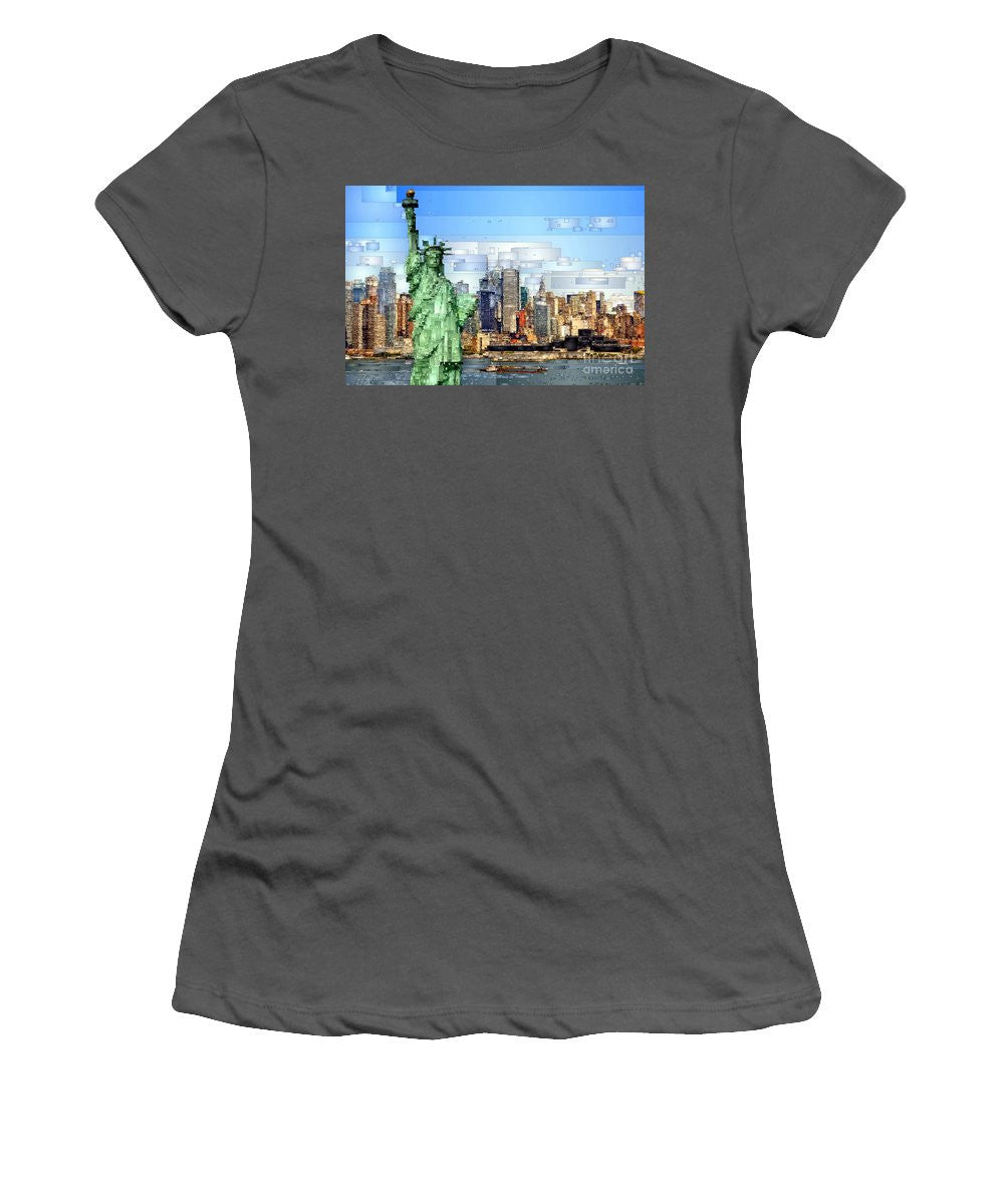 Women's T-Shirt (Junior Cut) - Statue Of Liberty- New York