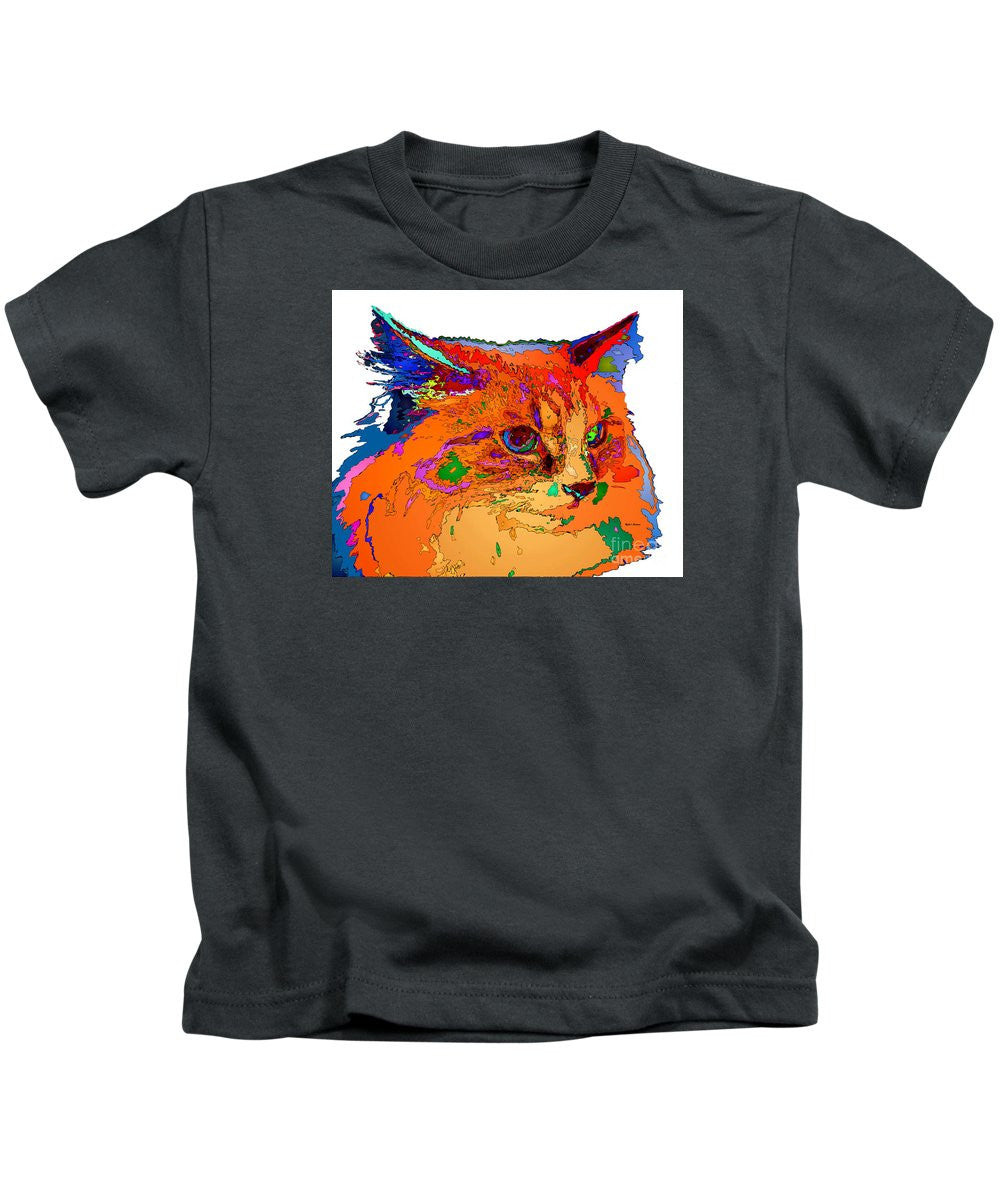 Kids T-Shirt - Stella The Cat. Pet Series