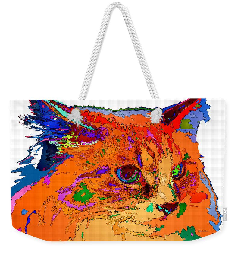 Weekender Tote Bag - Stella The Cat. Pet Series