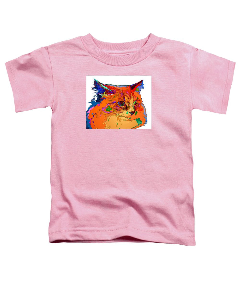 T-shirt pour tout-petits - Stella la chatte. Série Pet