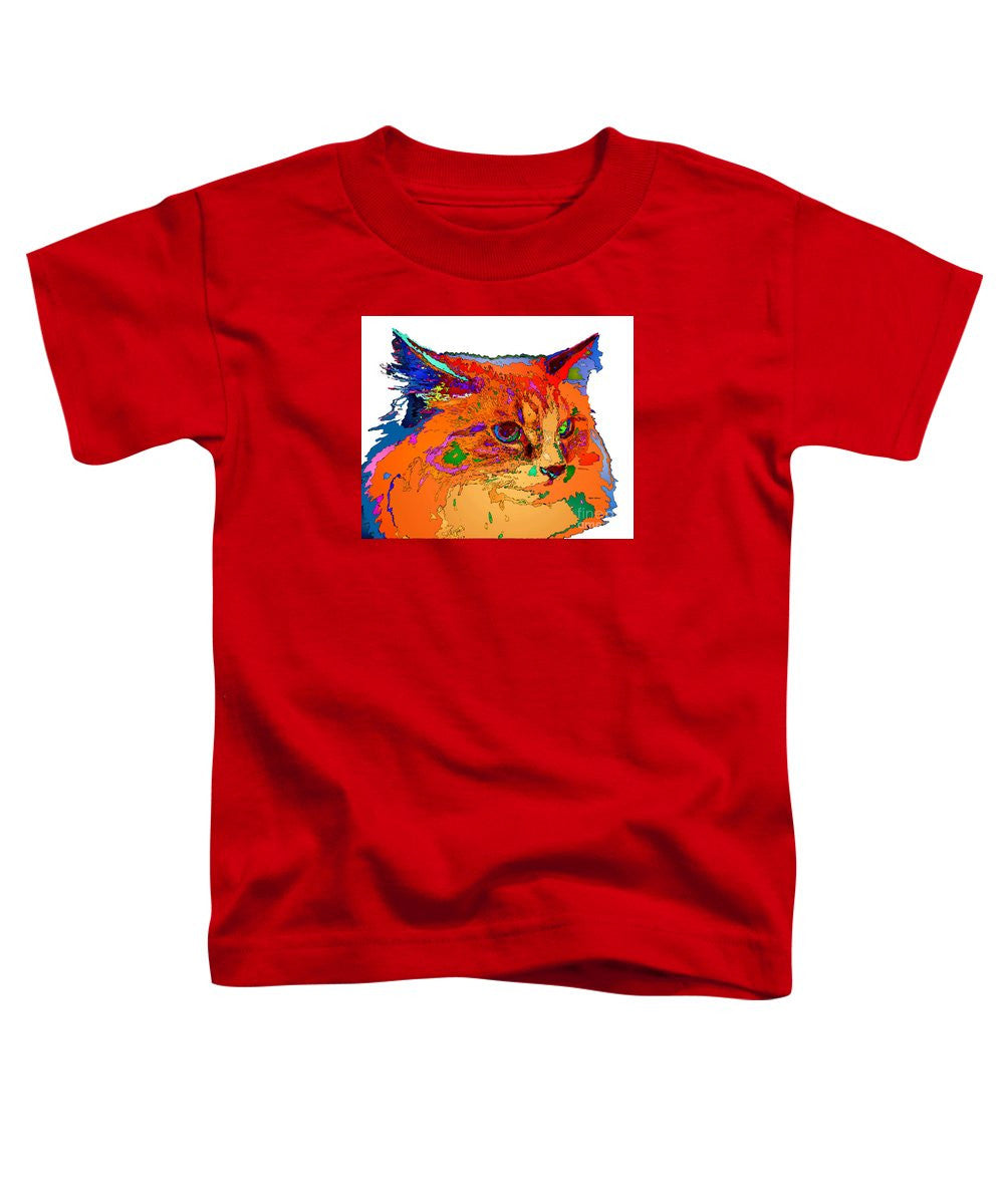 T-shirt pour tout-petits - Stella la chatte. Série Pet