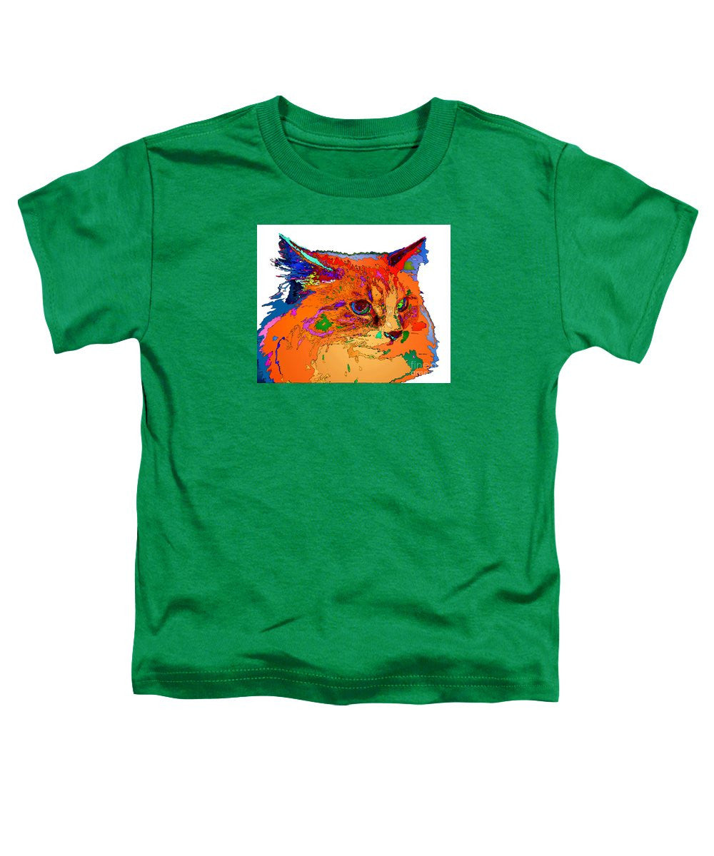 T-shirt pour tout-petits - Stella la chatte. Série Pet