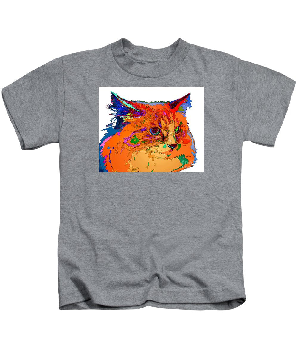 Kids T-Shirt - Stella The Cat. Pet Series