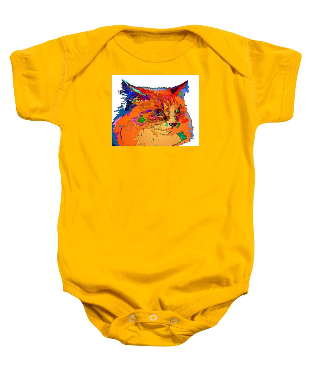 Baby Onesie - Stella The Cat. Pet Series