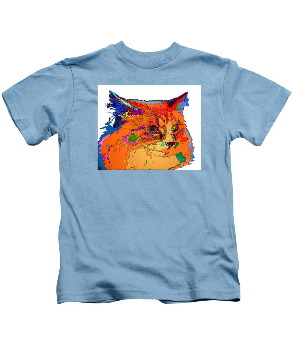 Kids T-Shirt - Stella The Cat. Pet Series