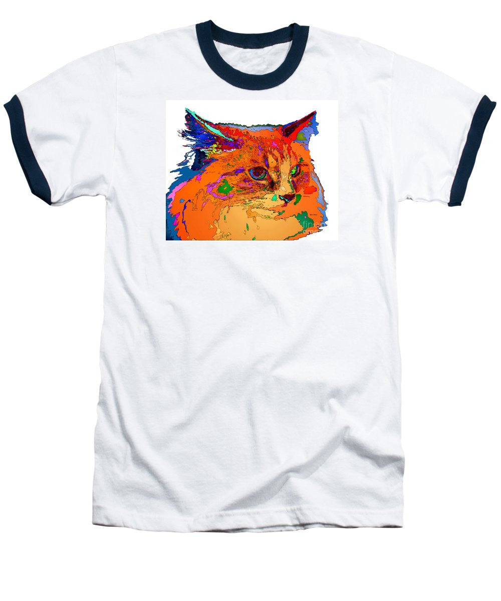 Baseball T-Shirt - Stella The Cat. Pet Series