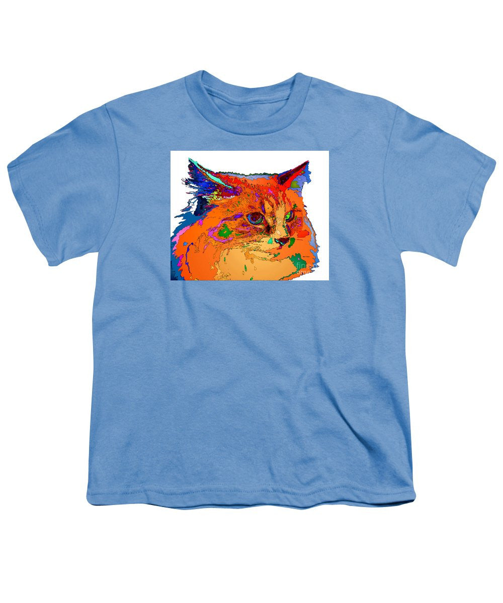 Youth T-Shirt - Stella The Cat. Pet Series