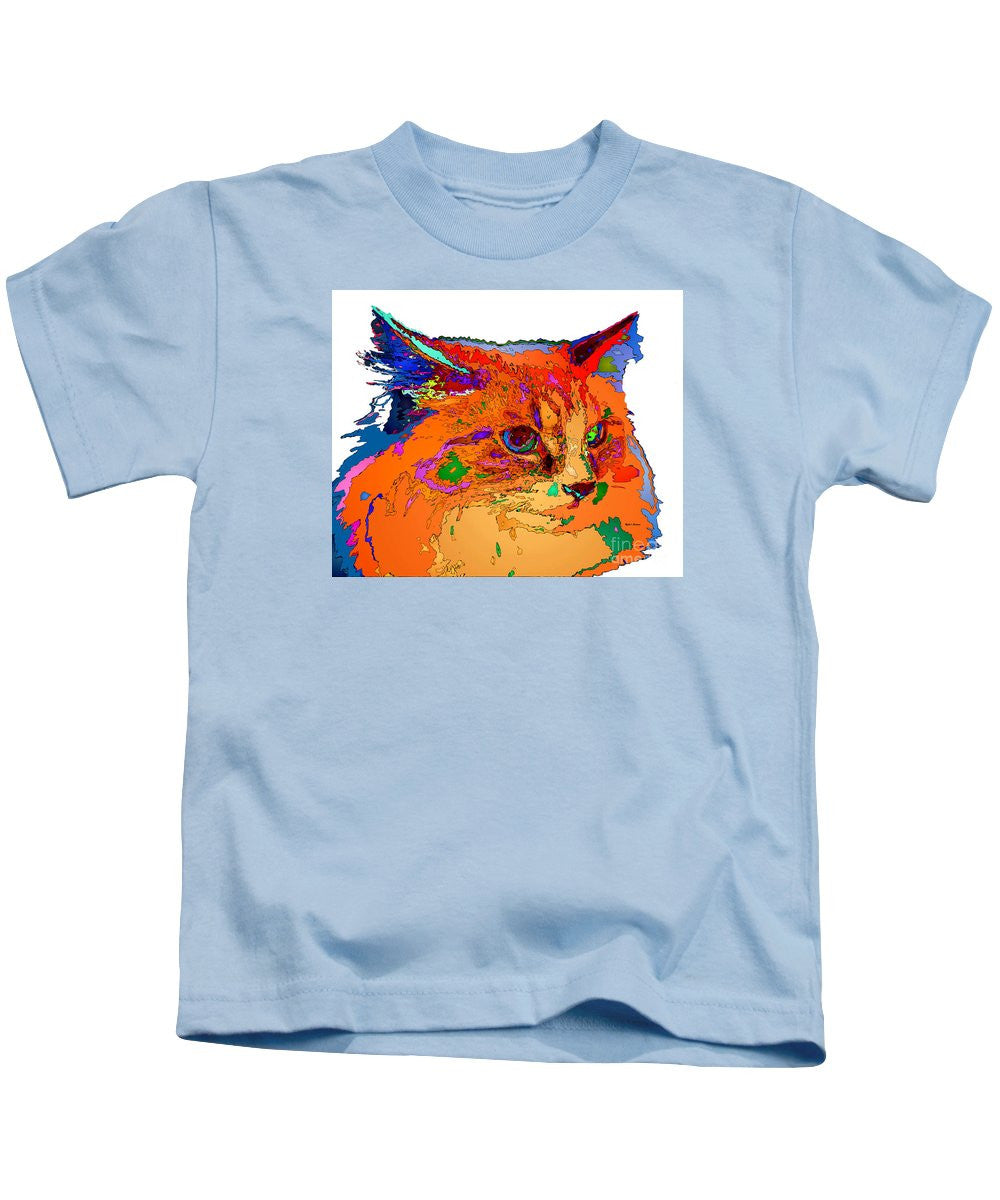 Kids T-Shirt - Stella The Cat. Pet Series