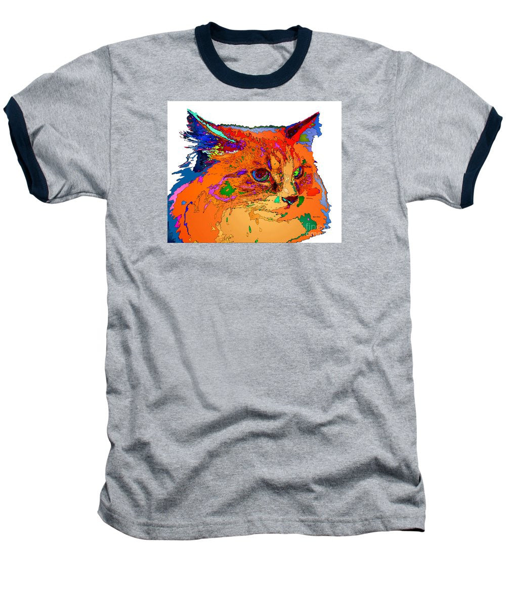 Baseball T-Shirt - Stella The Cat. Pet Series