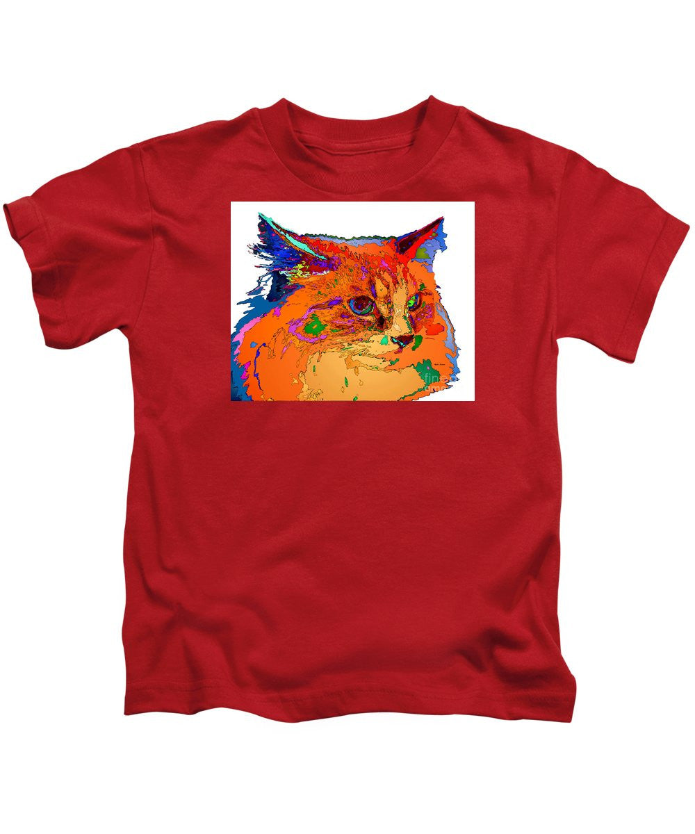 Kids T-Shirt - Stella The Cat. Pet Series