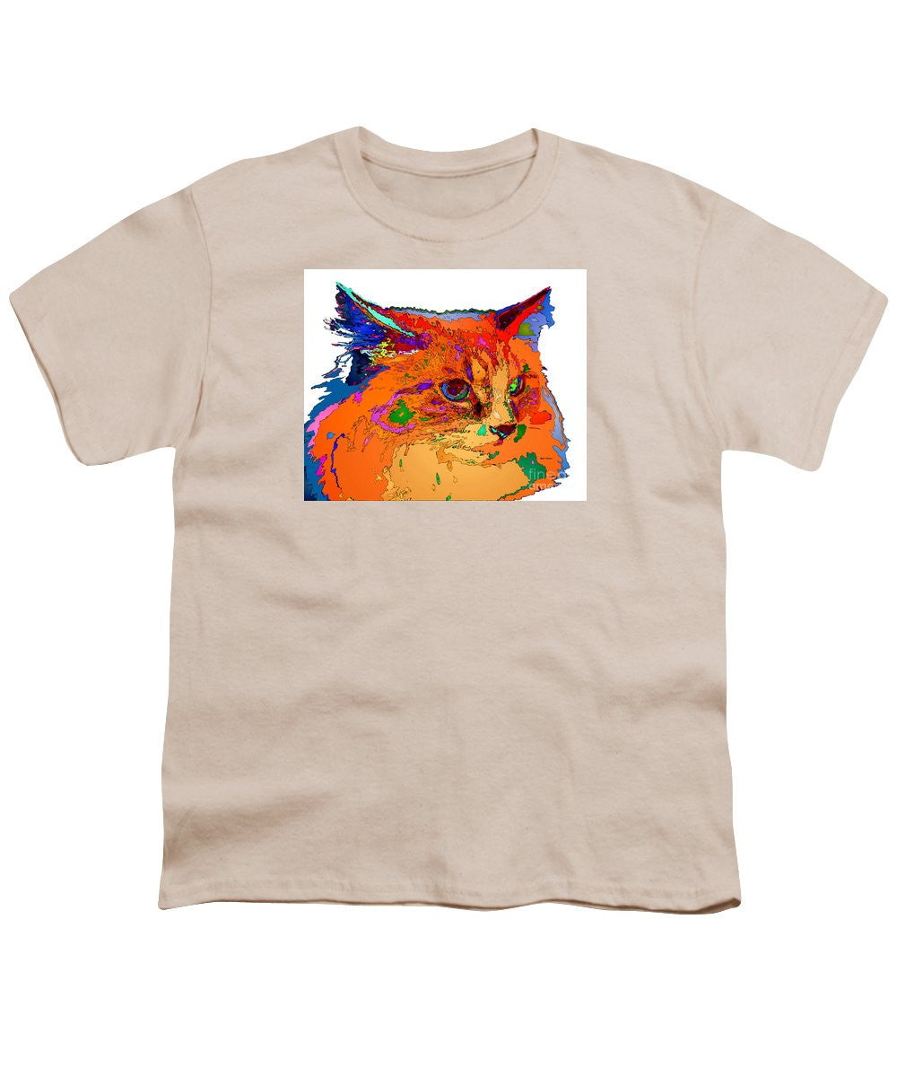 Youth T-Shirt - Stella The Cat. Pet Series