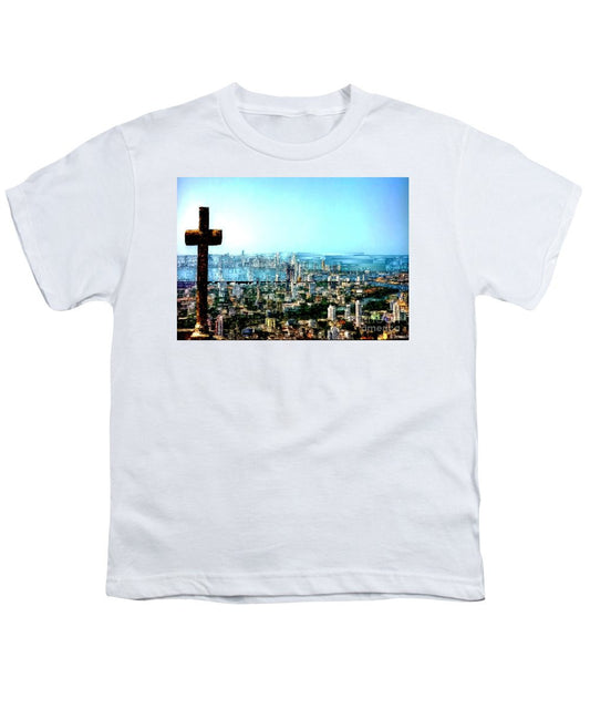 Youth T-Shirt - Stone Cross In Cartagena Colombia