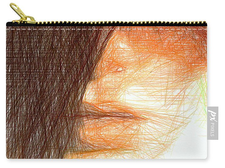 Carry-All Pouch - Studio Portrait In Pencil 215