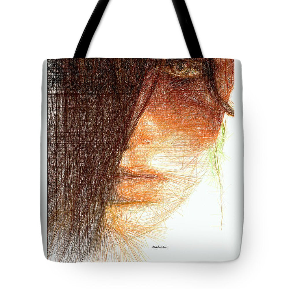 Sac fourre-tout - Portrait en studio au crayon 215