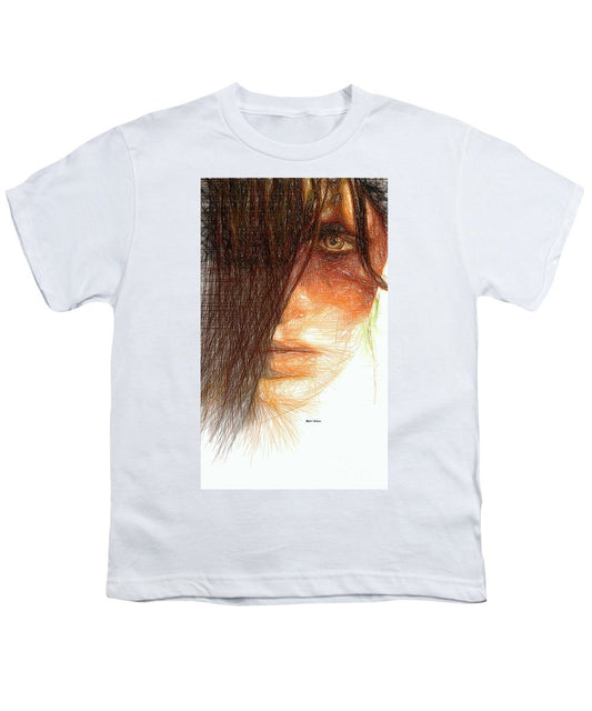 Youth T-Shirt - Studio Portrait In Pencil 215