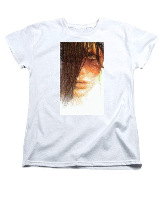 Women's T-Shirt (Standard Cut) - Studio Portrait In Pencil 215