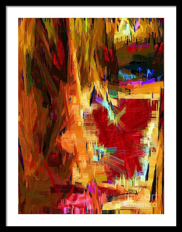 Framed Print - Studio Portrait In Pencil 33