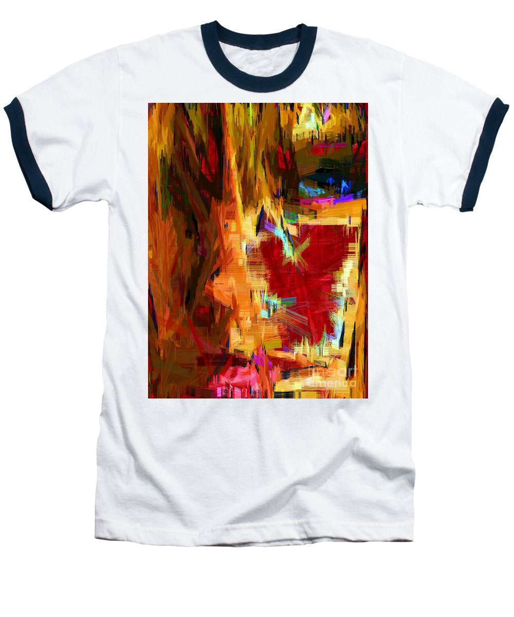 T-shirt de baseball - Portrait en studio au crayon 33