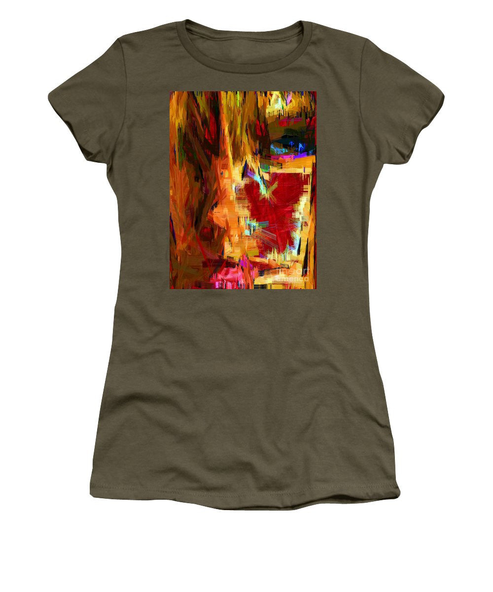 Women's T-Shirt (Junior Cut) - Studio Portrait In Pencil 33