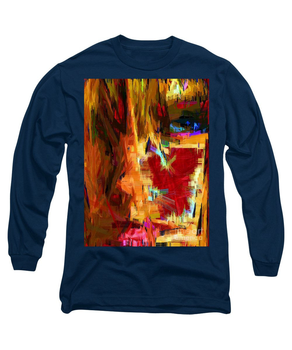 Long Sleeve T-Shirt - Studio Portrait In Pencil 33