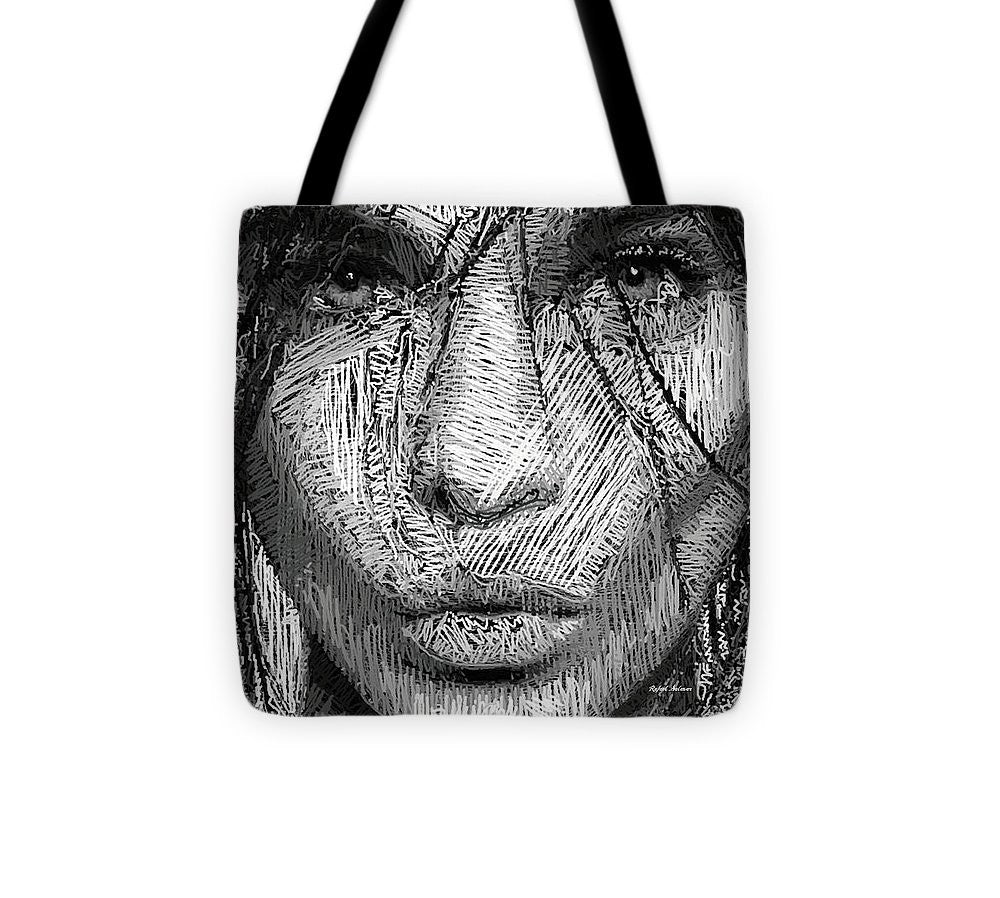 Sac fourre-tout - Portrait en studio au crayon 36