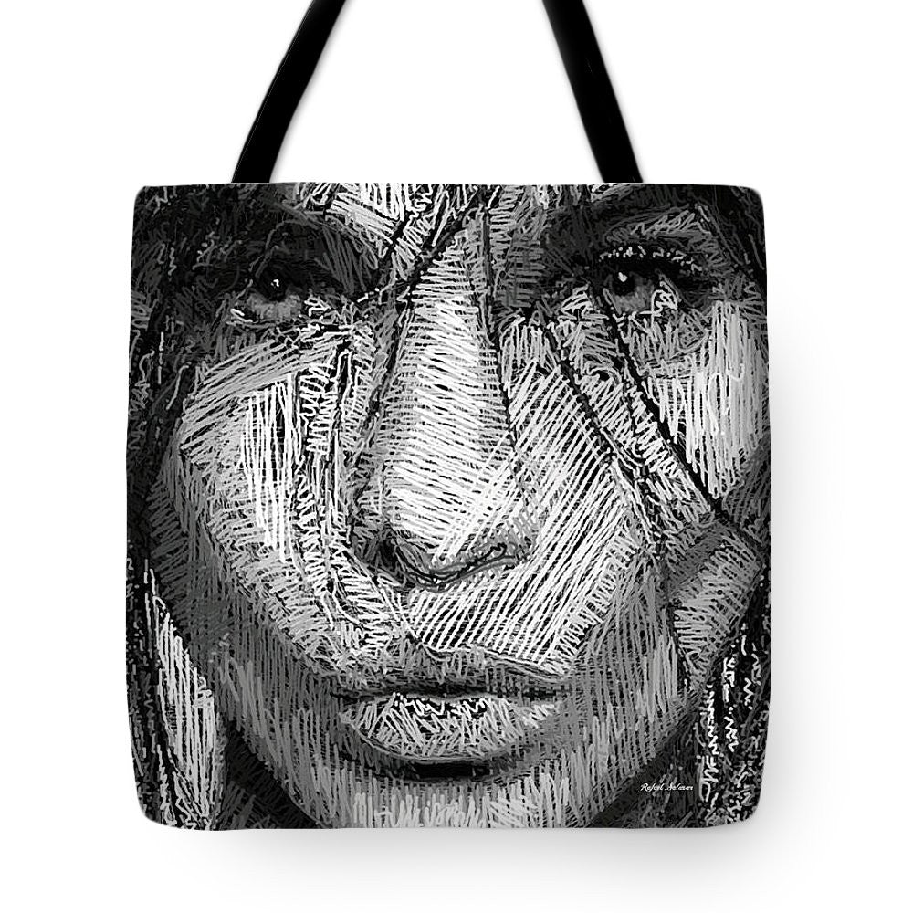 Sac fourre-tout - Portrait en studio au crayon 36