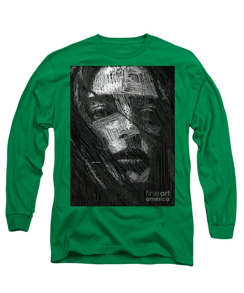 Long Sleeve T-Shirt - Studio Portrait In Pencil 38