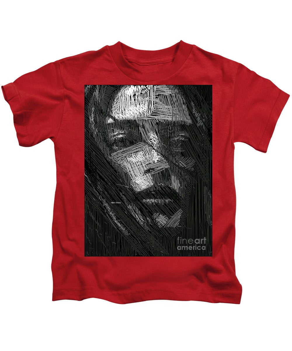 Kids T-Shirt - Studio Portrait In Pencil 38