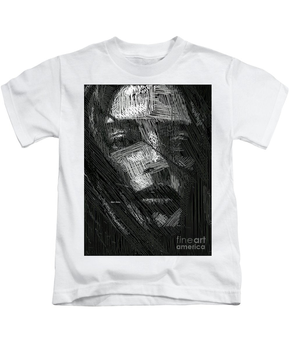 Kids T-Shirt - Studio Portrait In Pencil 38