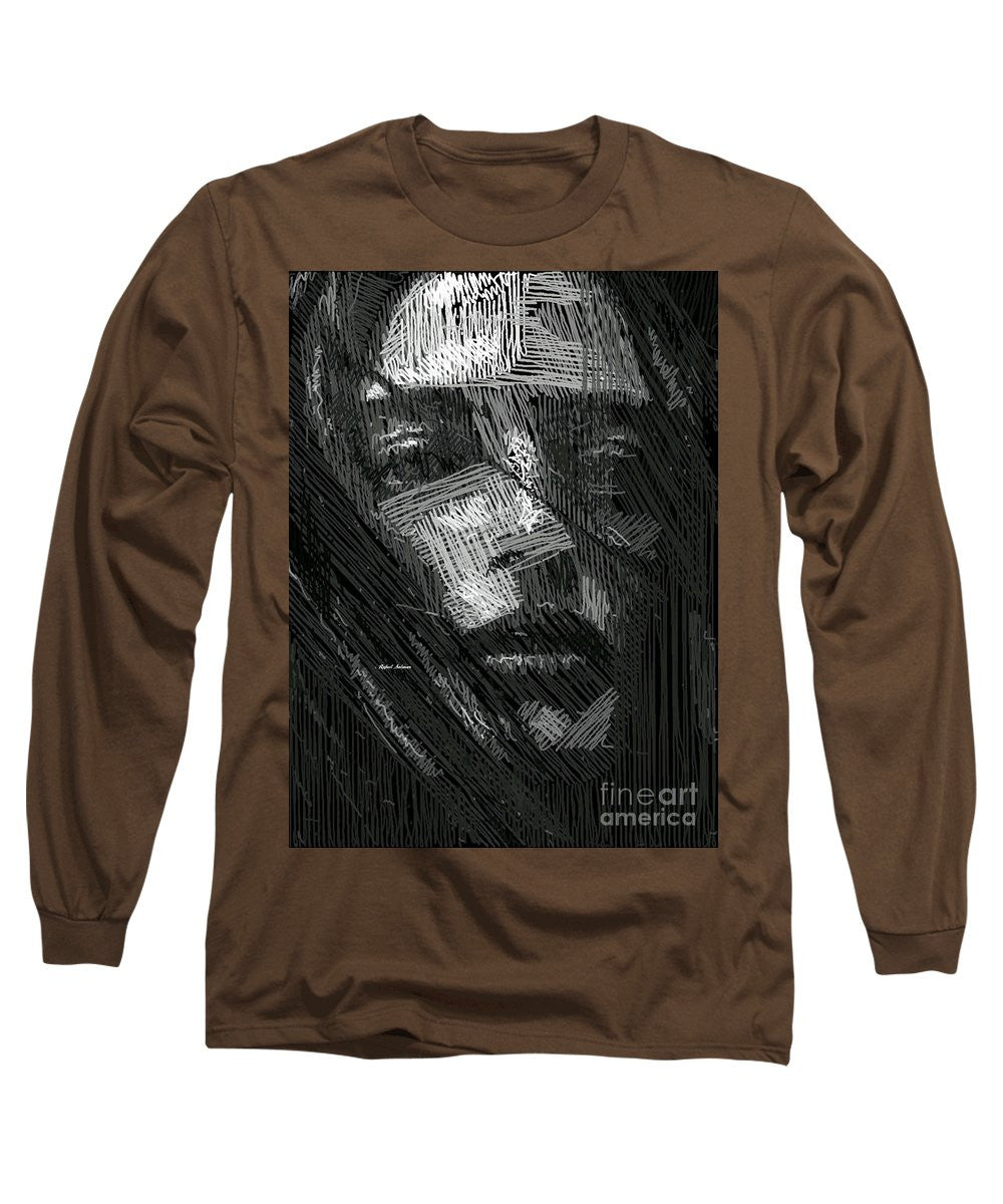 Long Sleeve T-Shirt - Studio Portrait In Pencil 38