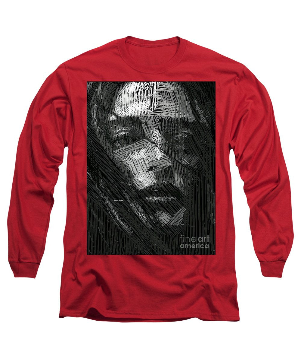 Long Sleeve T-Shirt - Studio Portrait In Pencil 38