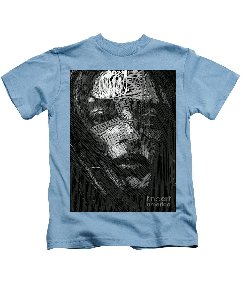 Kids T-Shirt - Studio Portrait In Pencil 38