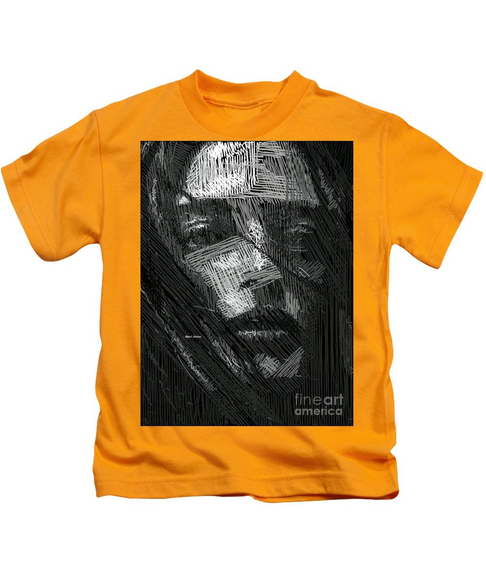 Kids T-Shirt - Studio Portrait In Pencil 38