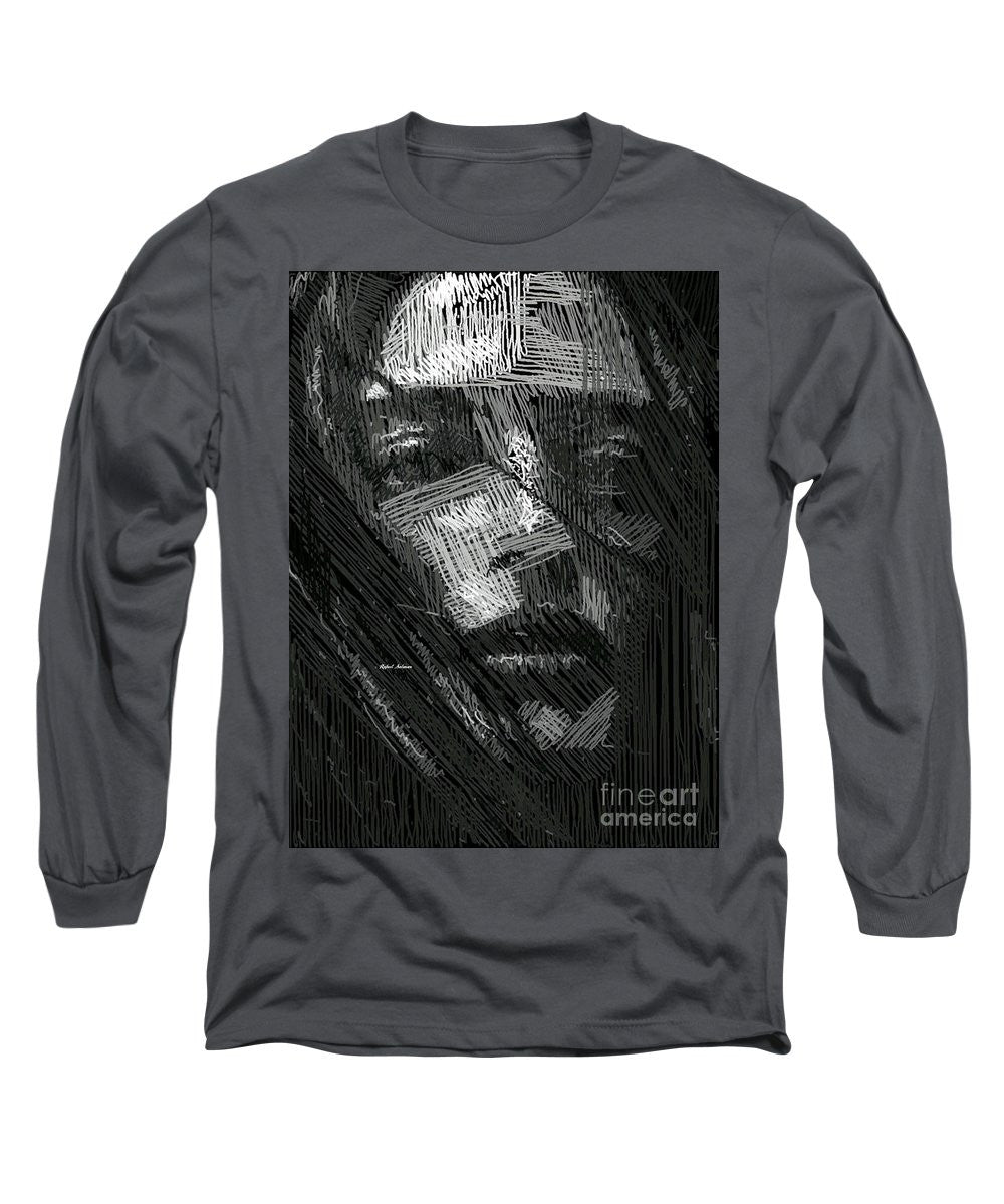 Long Sleeve T-Shirt - Studio Portrait In Pencil 38