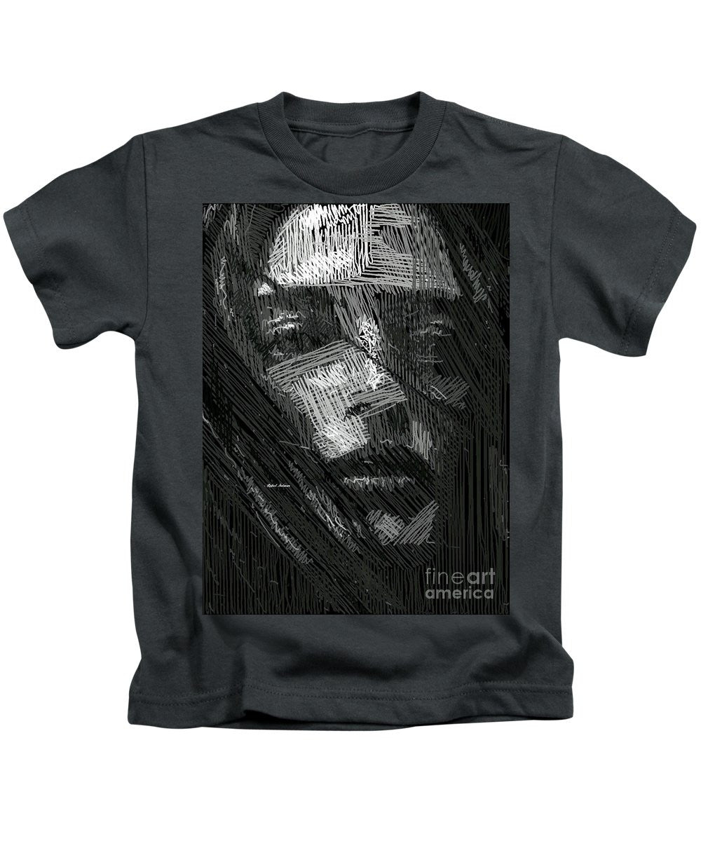 Kids T-Shirt - Studio Portrait In Pencil 38