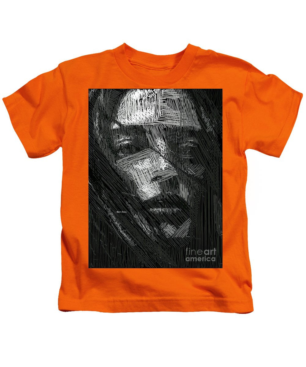 Kids T-Shirt - Studio Portrait In Pencil 38