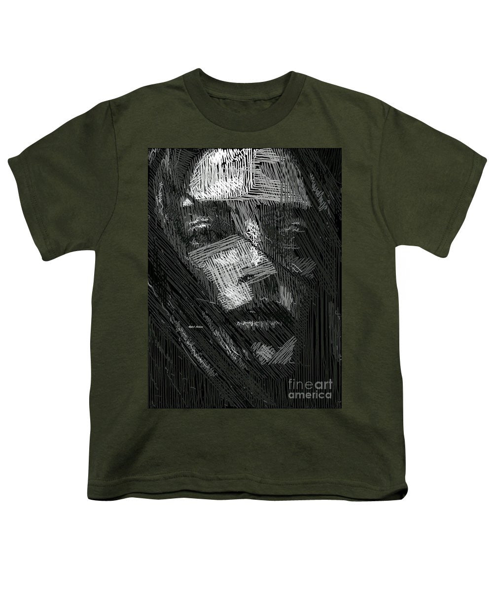 Youth T-Shirt - Studio Portrait In Pencil 38