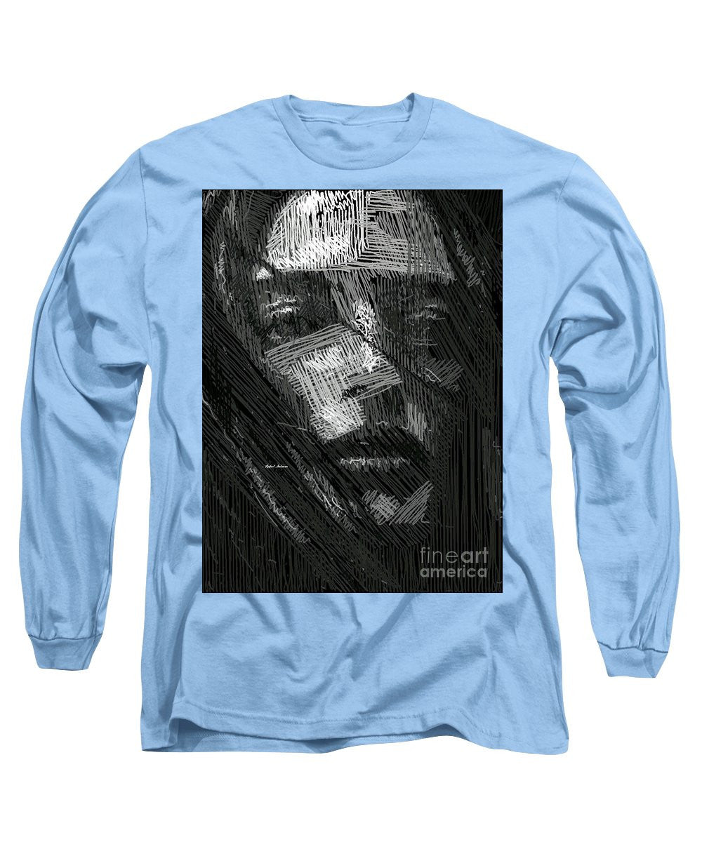 Long Sleeve T-Shirt - Studio Portrait In Pencil 38