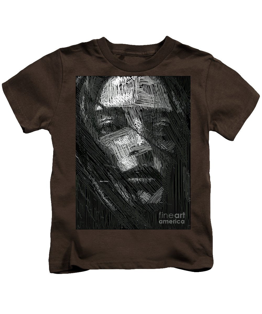 Kids T-Shirt - Studio Portrait In Pencil 38