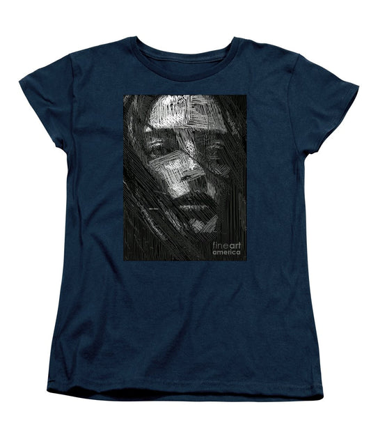 Women's T-Shirt (Standard Cut) - Studio Portrait In Pencil 38