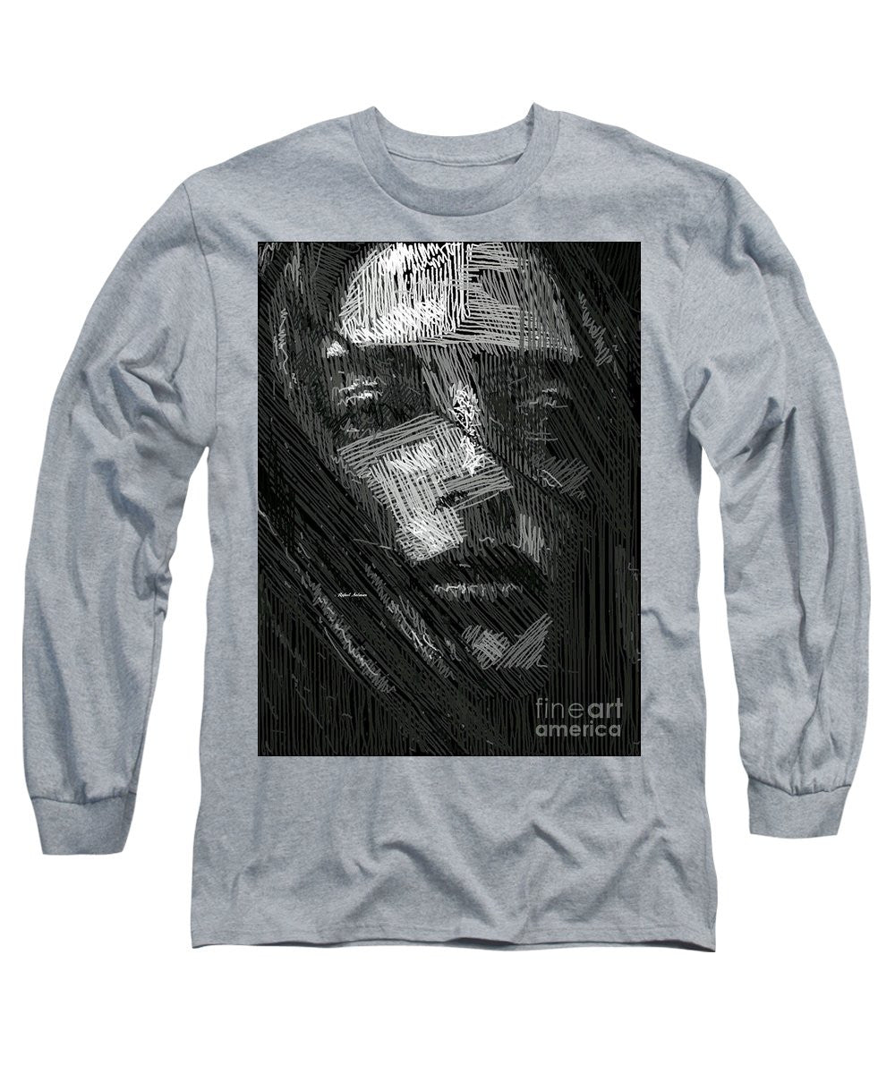 Long Sleeve T-Shirt - Studio Portrait In Pencil 38