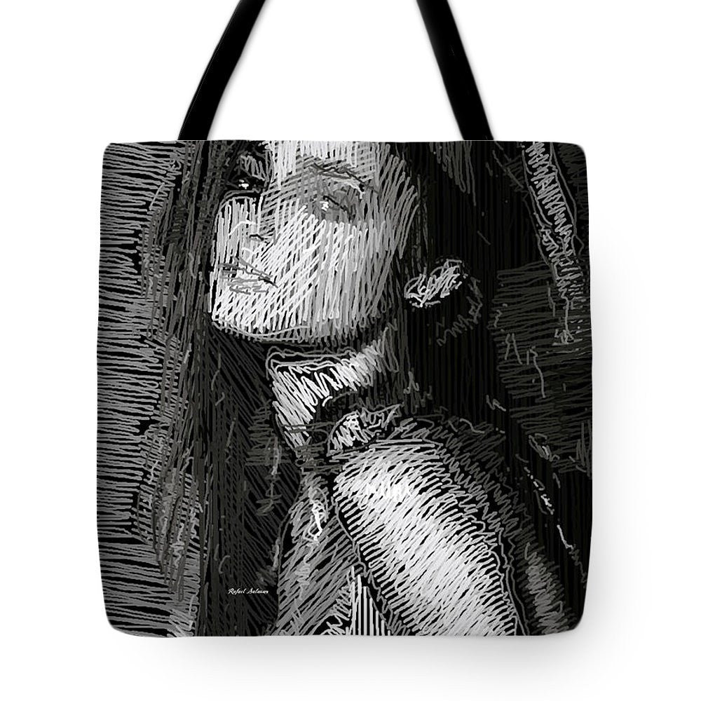 Sac fourre-tout - Portrait en studio au crayon 39