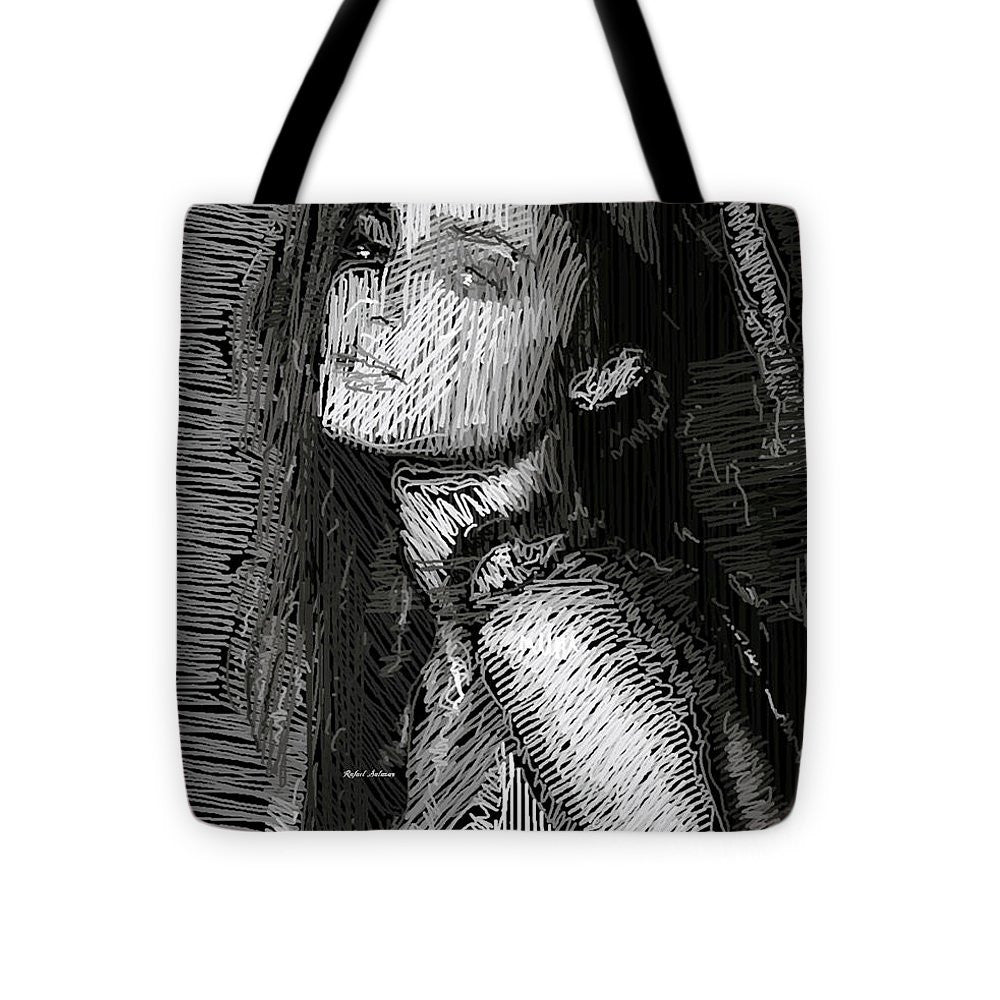 Sac fourre-tout - Portrait en studio au crayon 39