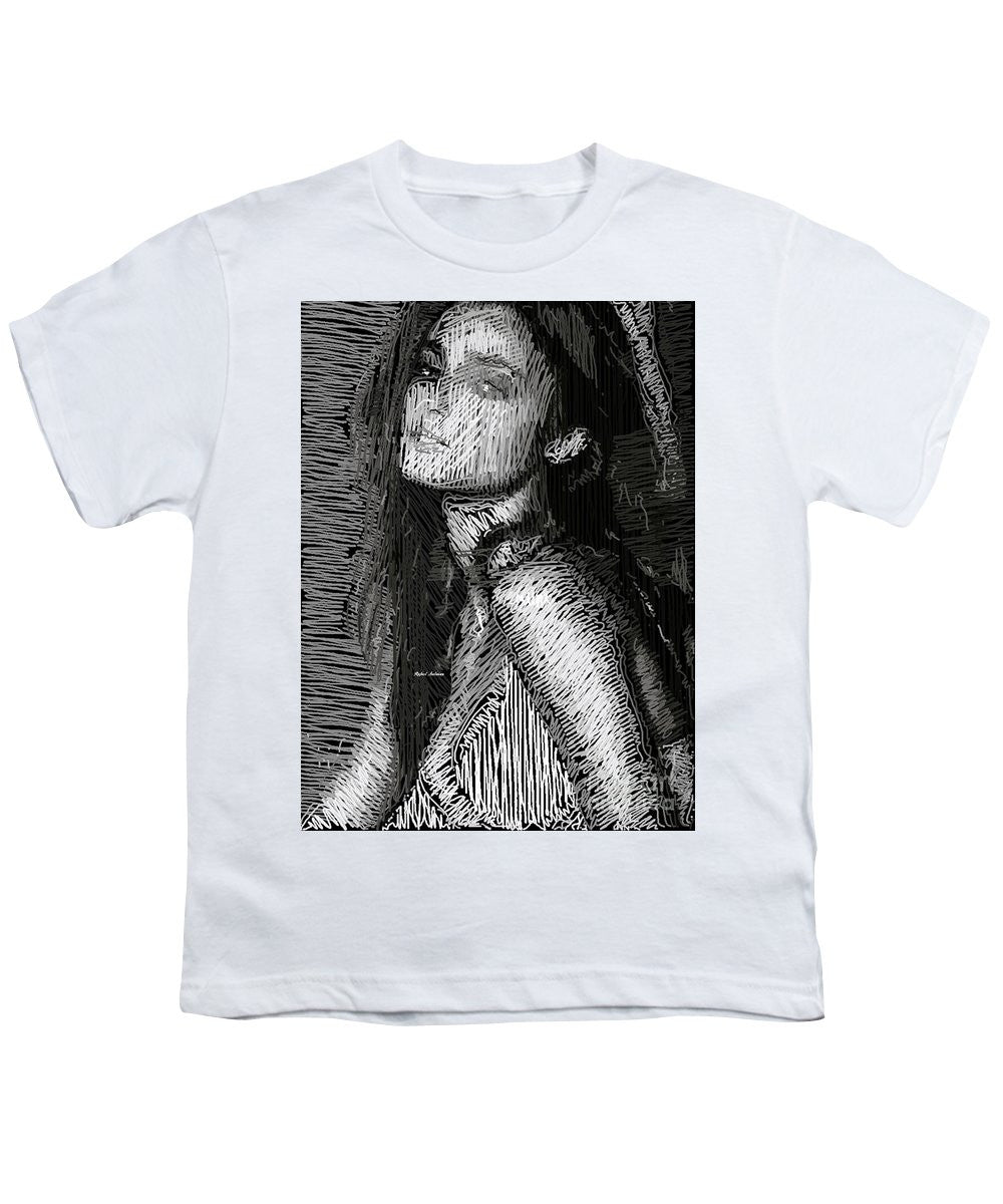 Youth T-Shirt - Studio Portrait In Pencil 39