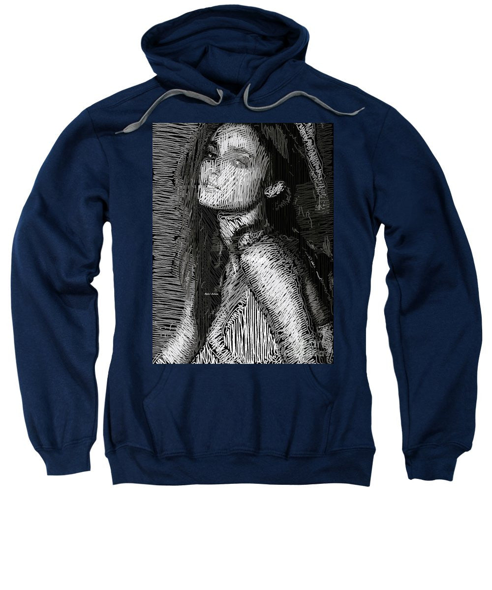 Sweat-shirt - Portrait en studio au crayon 39