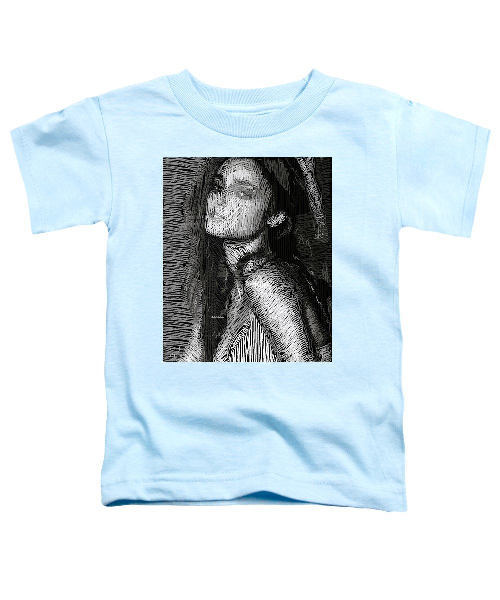 Toddler T-Shirt - Studio Portrait In Pencil 39